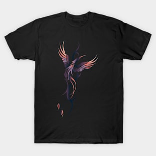 Purple Flying Phoenix T-Shirt